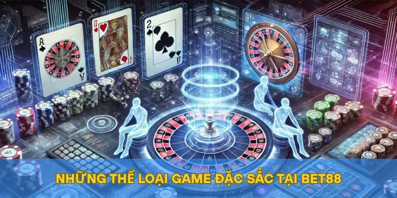 Những thể loại game đặc sắc tại BET88